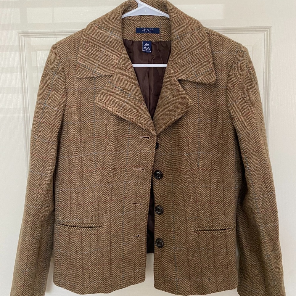 Chaps Tweed Blazer